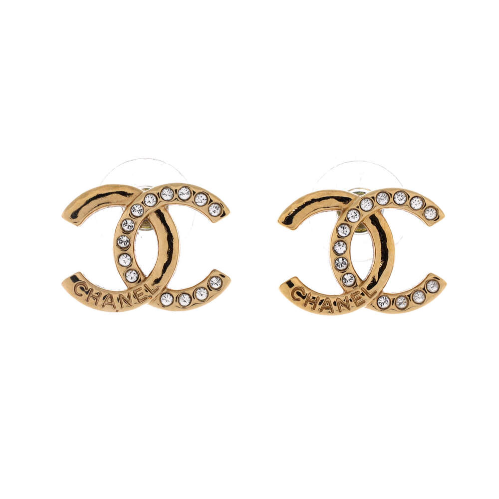 Chanel CC Stud Earrings